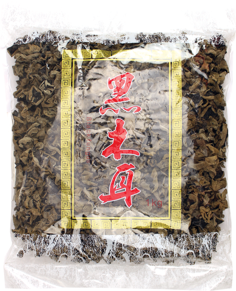 Dried black fungus