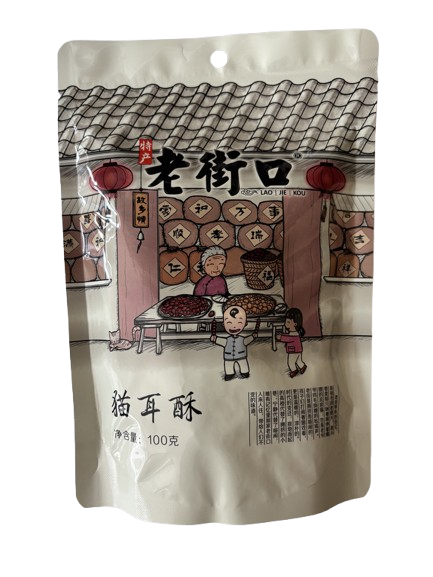 Lao Jie Kou Cat Ear Shaped Snack