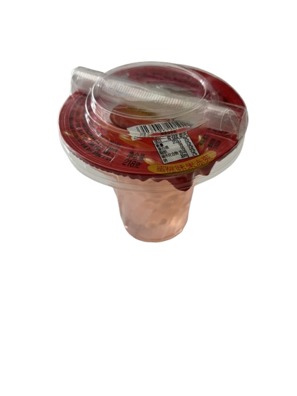 Peach-Flavored Jelly Dessert