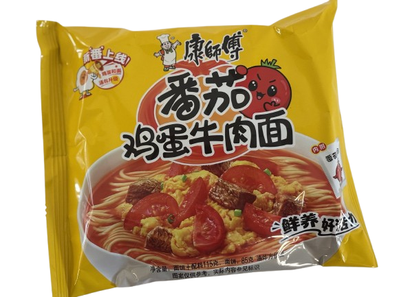 Tomato, Egg and Beef Flavour Noodles