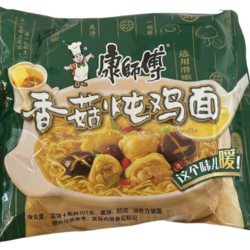 Mushroom and Stewed Chicken Noodle
