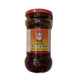 Kohlrabi, Peanuts and Tofu in Chili Oil