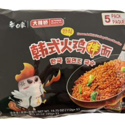 Korean-style extra spicy instant noodles