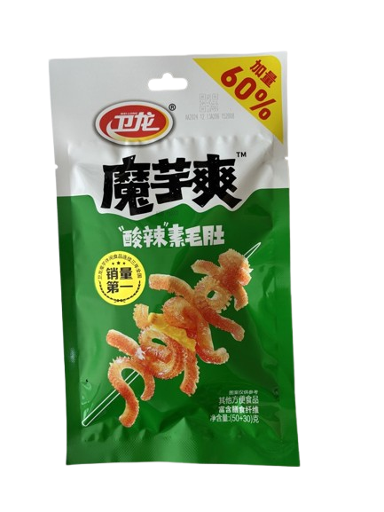 Wei Long Sour and Spicy Konjac Snack